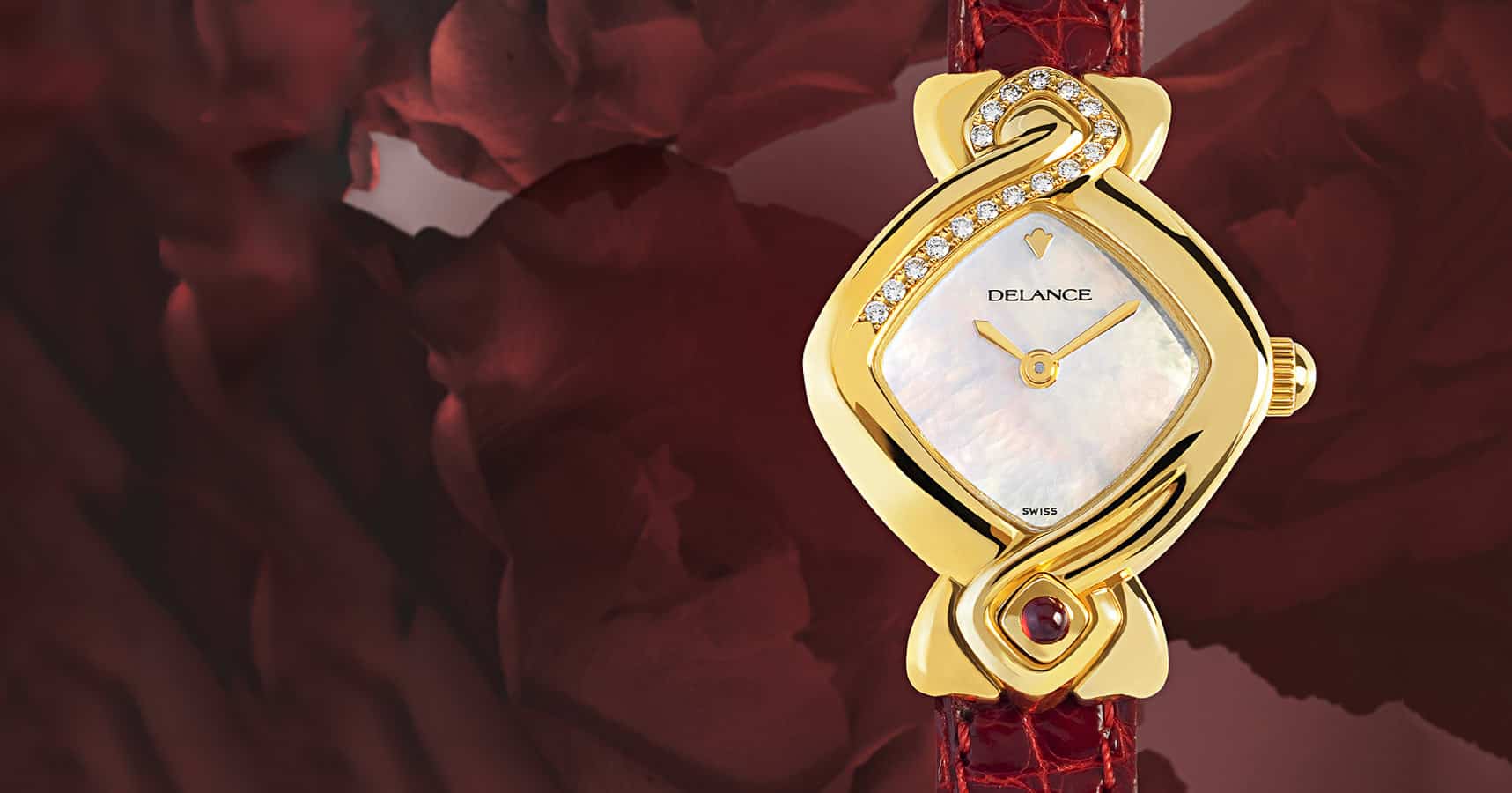 Au coeur de la rose a beautiful watch for a lady